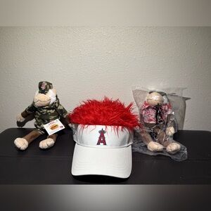 MLB White and Red Stuffed Animal Set
